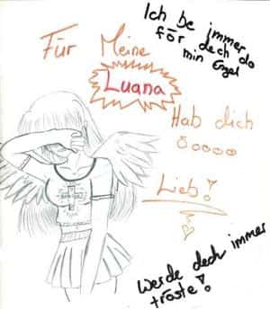 Für luana meine beste freundin my sister 4-ever!! zusammen stehen wirs durch...