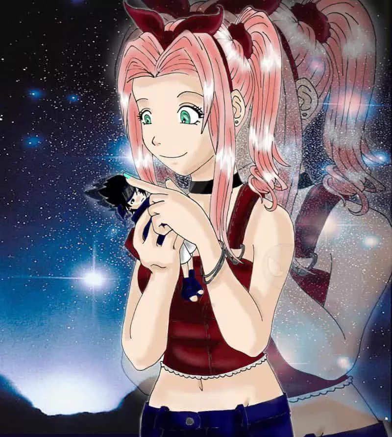 Saku with a Sasudoll