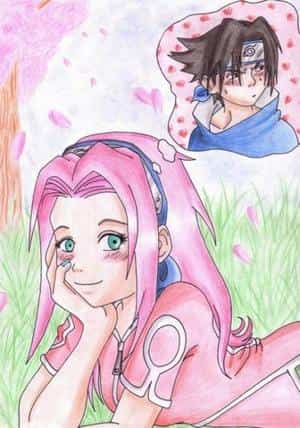 Saku is dreaming of Sasuke