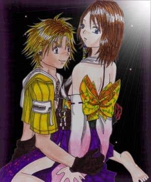 Yuna Tidus in love