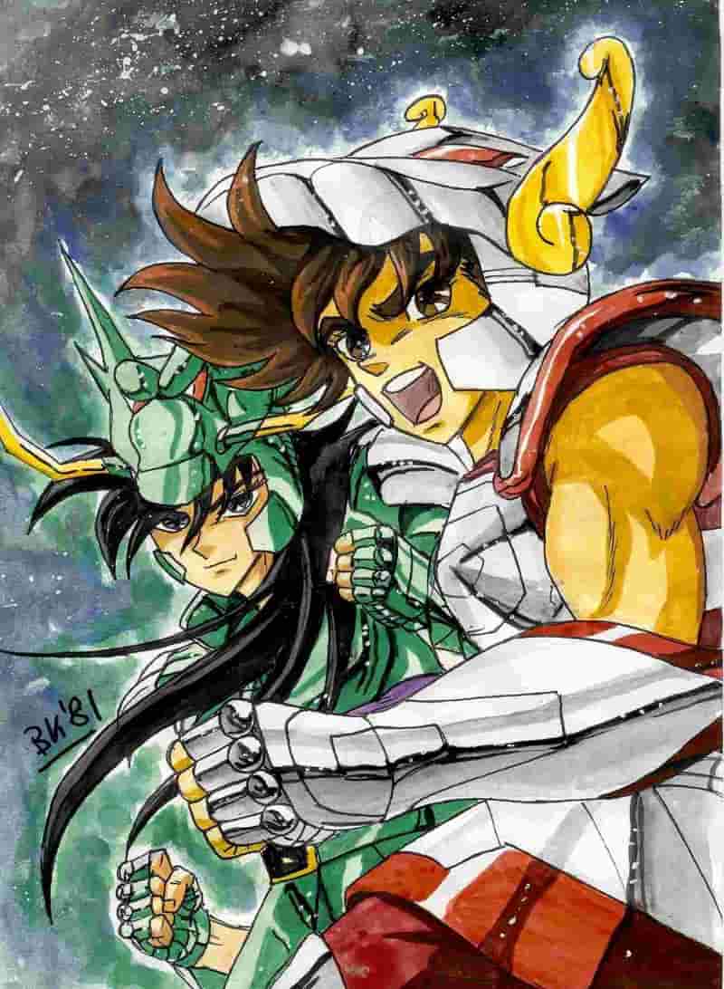 Seiya und Shiryu