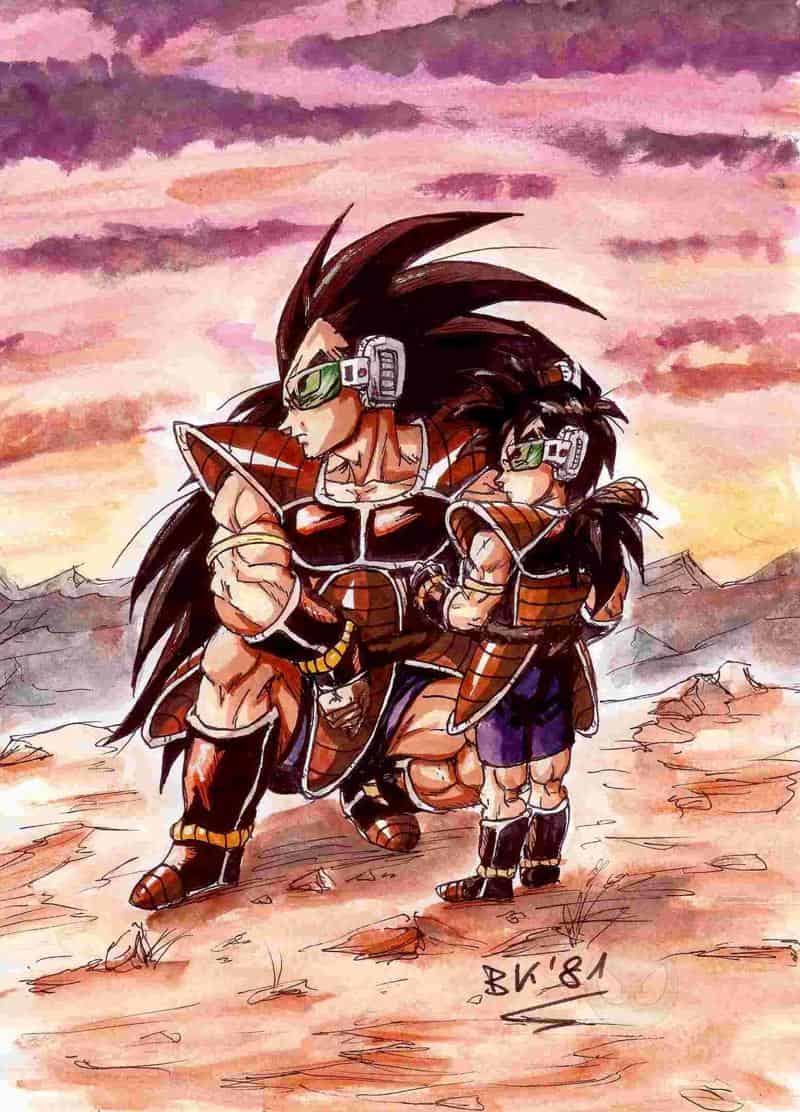 Radditz und Gohan (DB SF)