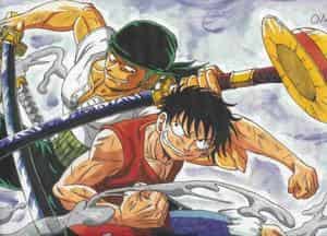 Zoro und Ruffy