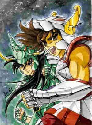 Seiya und Shiryu