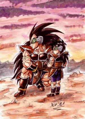 Radditz und Gohan (DB SF)