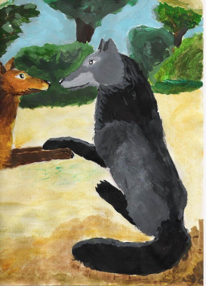 Mein Lieblingswolf und ich