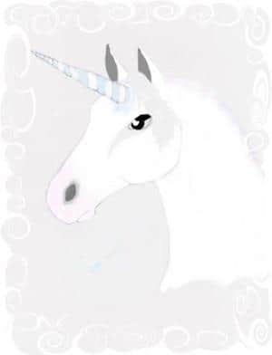 Einhorn Colo (mit Rahmen^^)