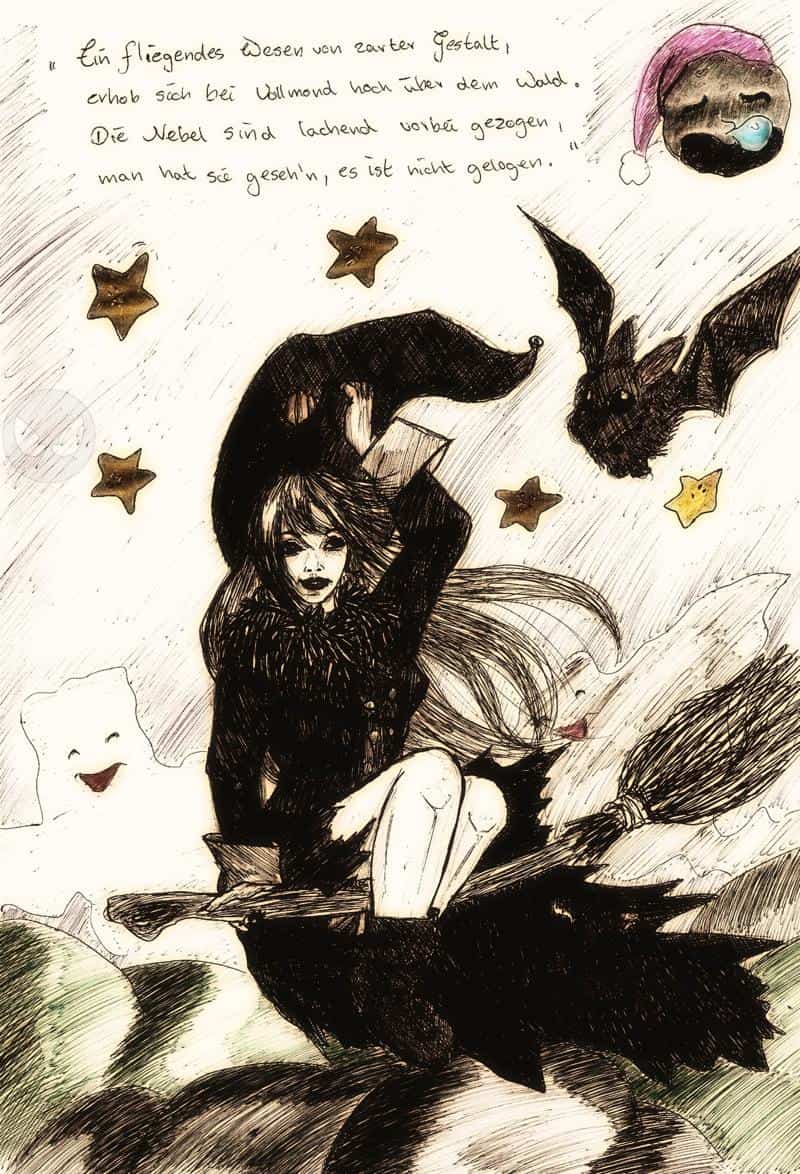 Ein fliegendes Wesen ...