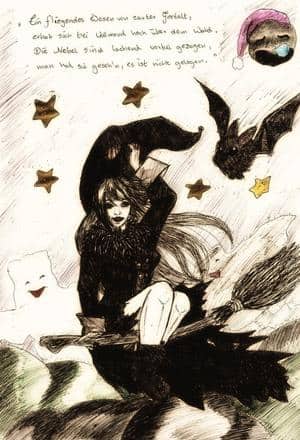 Ein fliegendes Wesen ...