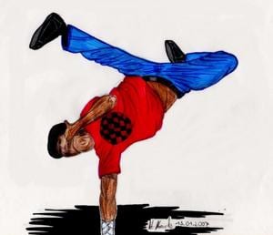 Breakdancer colo...