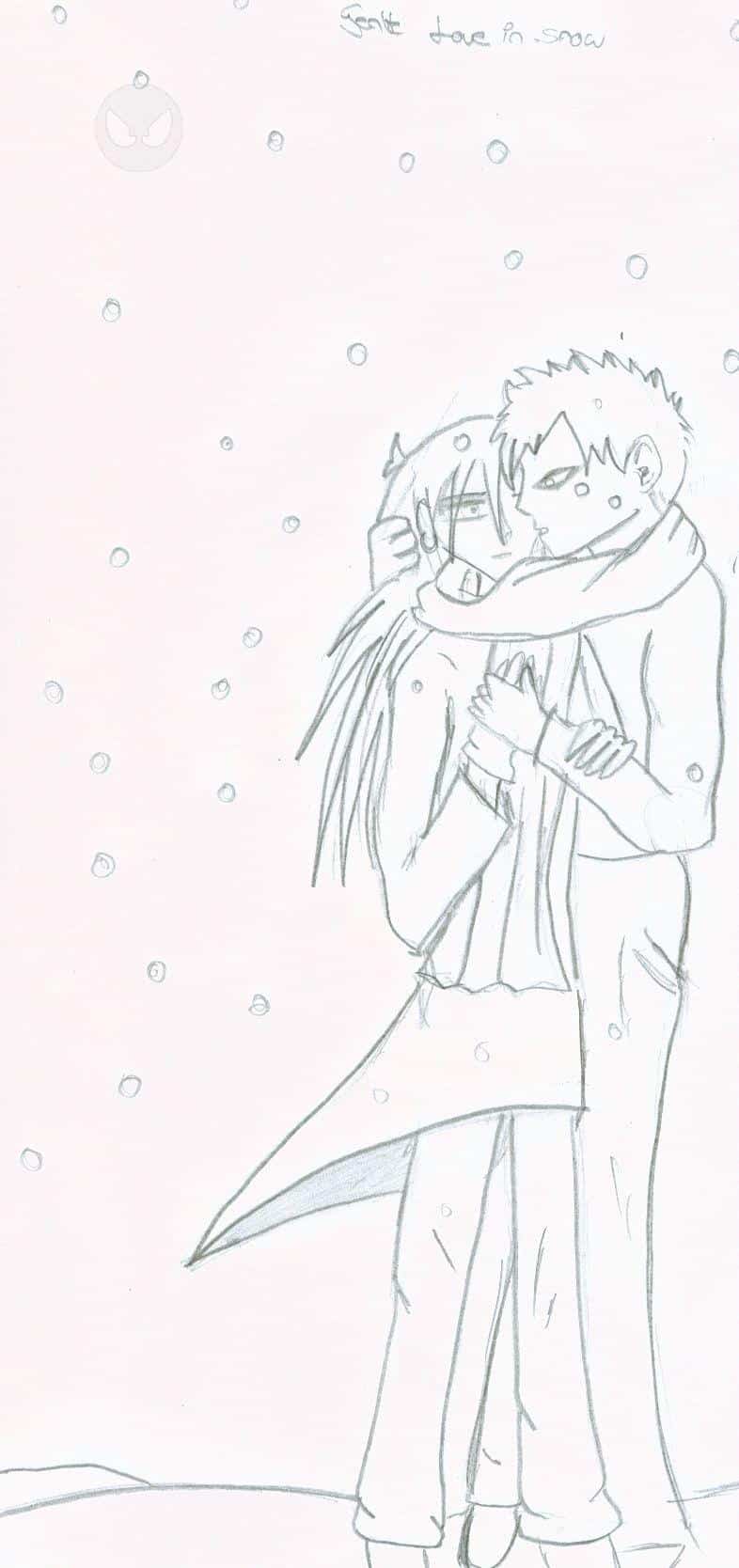 Gentle Love in snow