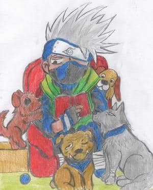 Kakashi und seine Hundis.