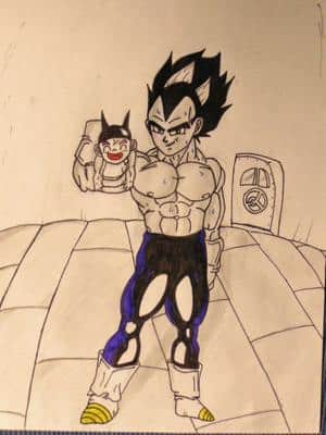 Baby Trunks and Vegeta!