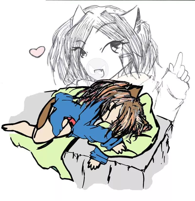 my sleep neco ;3*meow*