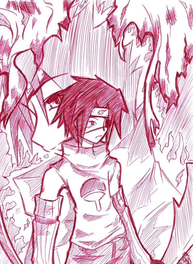 red Sasuke Version
