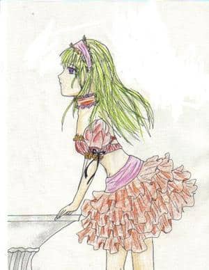 ein Model am nichtsichtbarem Spiegel ;-)