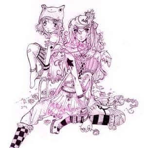 . einfach mal nur Lineart - Summer Sisters.