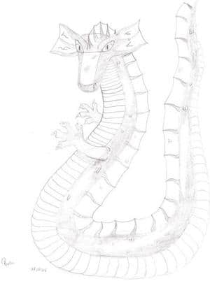 Schlangen Drache