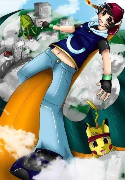 Ash Ketchum kann fliegeen XDD