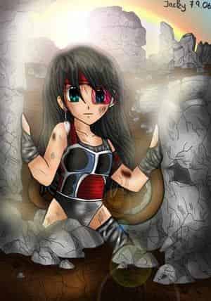 Saiyan Seena! Eigener Fancharakter zu Dragonball!