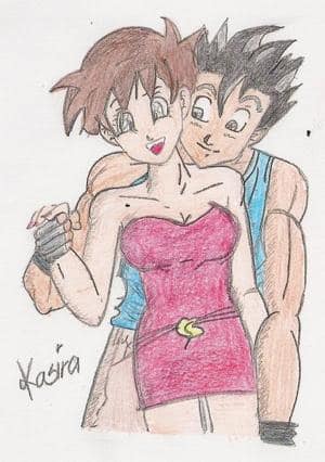 Gohan+Videl-colo