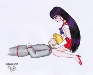 Jadeite und SailorMars (aus: Tears of Crystal, Ch.27)