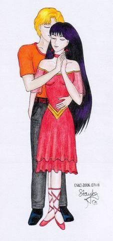 Jadeite und Rei (aus: Tears of Crystal, Ch. 26)