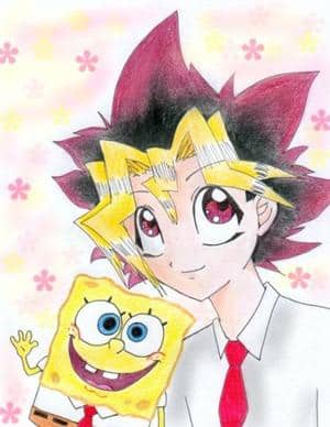 *Glubsch* - Yugi und .......Spongebob?!
