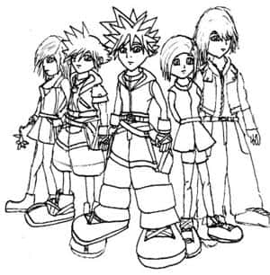 Kingdom hearts II Characters