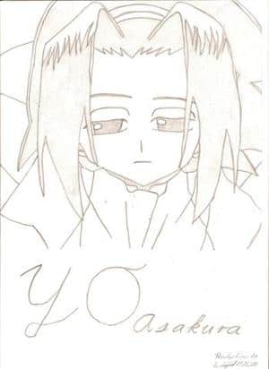 Yo Asakura am faulenzen