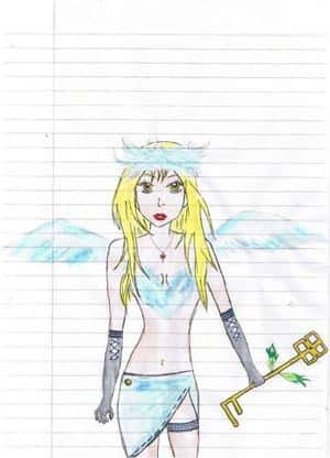 Momo als Engel (Colo)