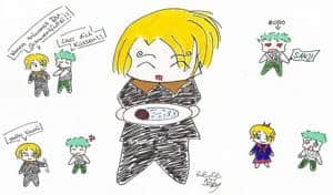 Zoro and Sanji Chibis