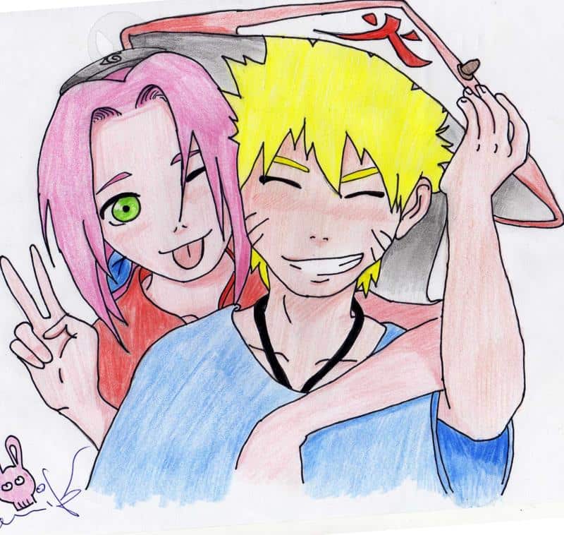Sakura and Naruto