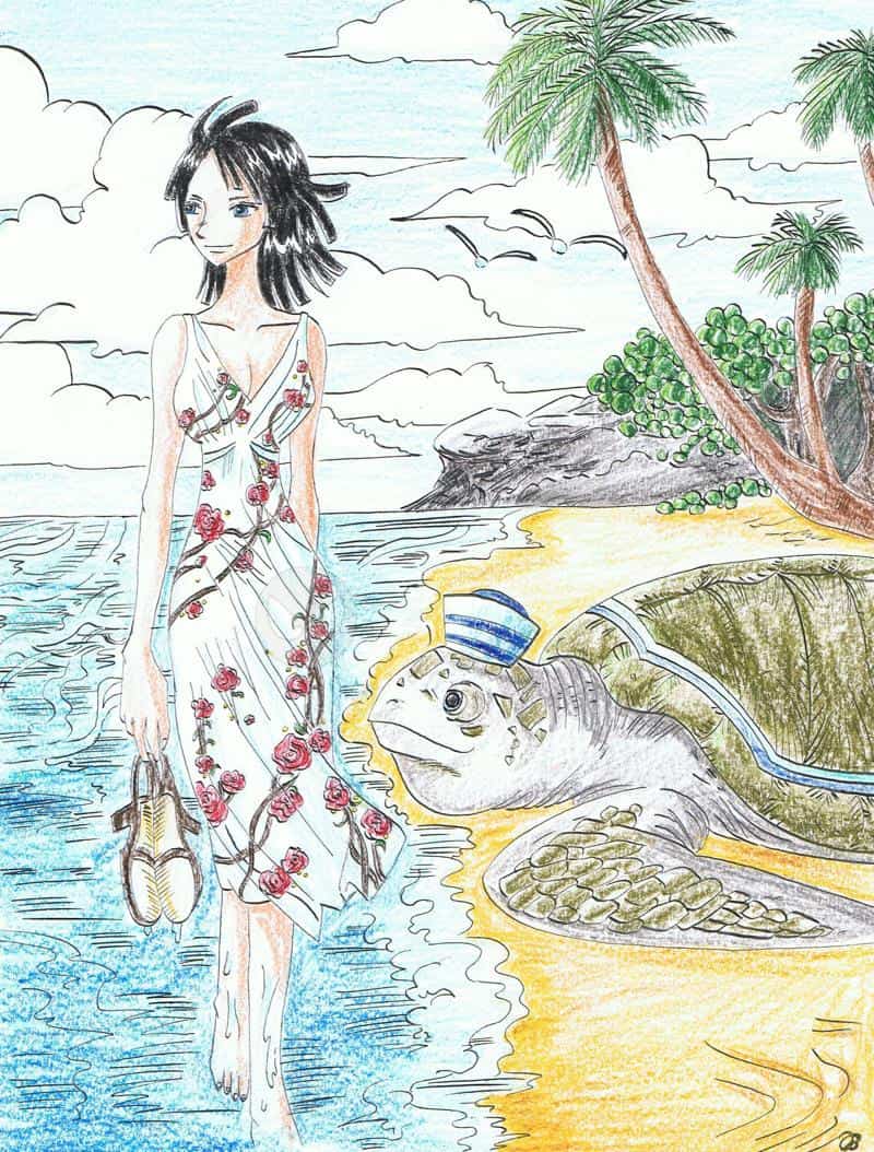 One moment of free breathing~