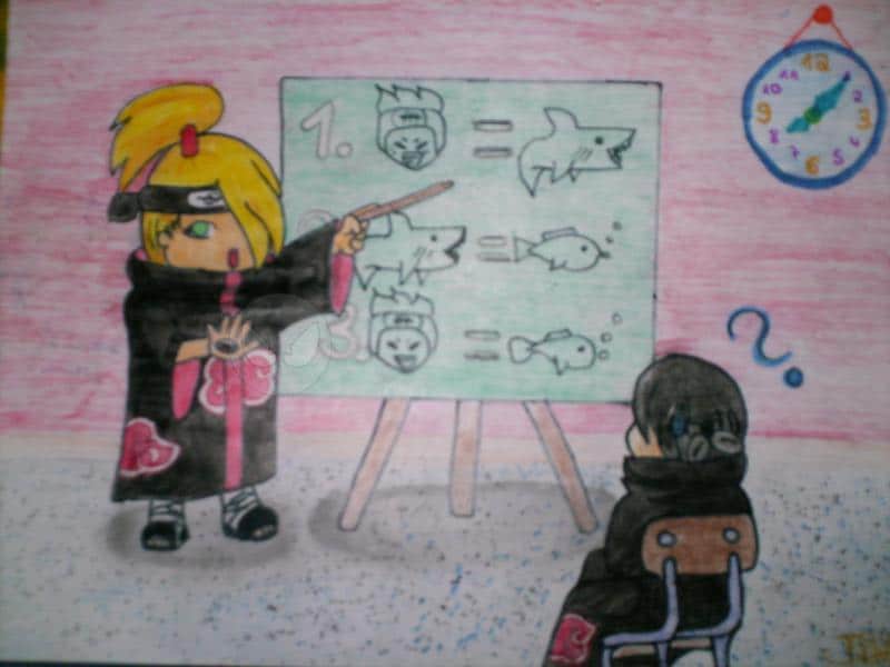 Dei-chan is teaching Ita