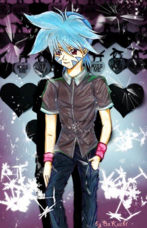 "Rache." *knapp meint* *vorfährt* *Hand reicht*