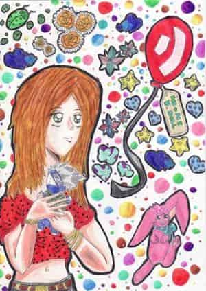 Me, my kakashi-doll and the colourful world