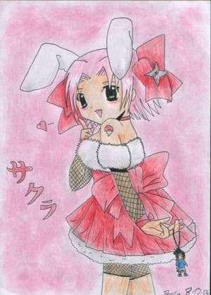 Sakura im Bunny-Look