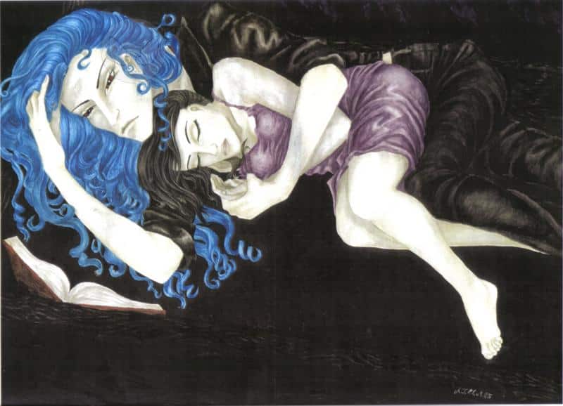 Der mysteriöse Mann mit den langen blauen Haaren 3