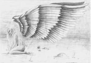 Der Engel auf dem See