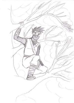 Ein Ninja aus Takigakure