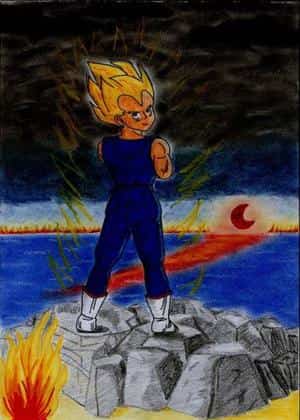 Vegeta am Meer