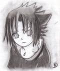 Sasuke (Charcoal Pencil)