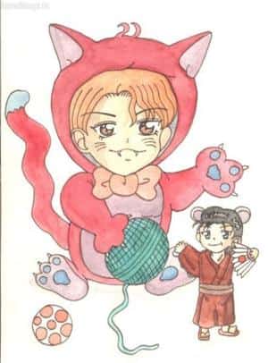 Sweet little Ranmaru-chan ^^