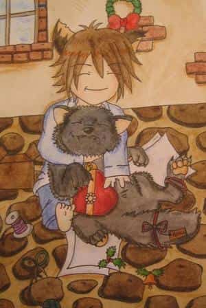 X-Mas with Padfoot and Prongs