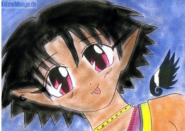 Ein komisches Etwas, mit spitzen Ohren und Flügeln! ^.^"""