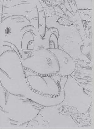 Brachiosaurus ála Akira Toryama