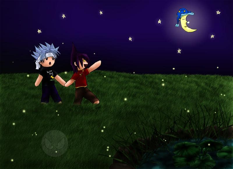 Kleiner Nachtspaziergang x3