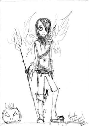 Marcello in Halloween town