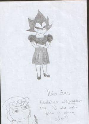 Vegeta als Dienstmädchen
